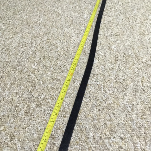 Lands end black belt w silver buckle - Picture 3 of 5